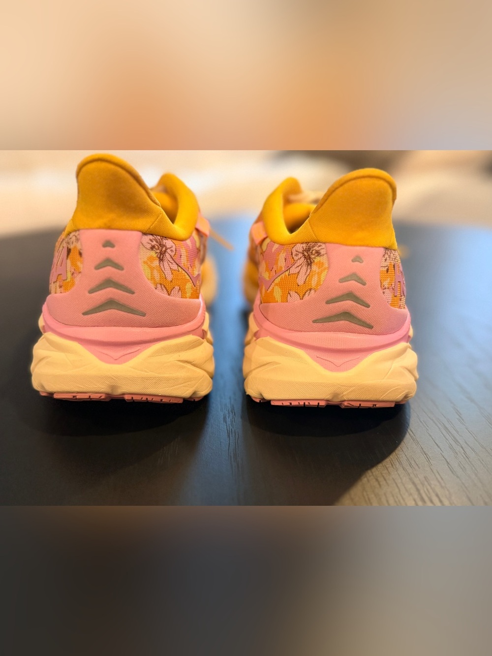 Hoka x Free People Movement Clifton 8 Golden Coast Floral Shoes (Size 9B) - Picture 5 of 9